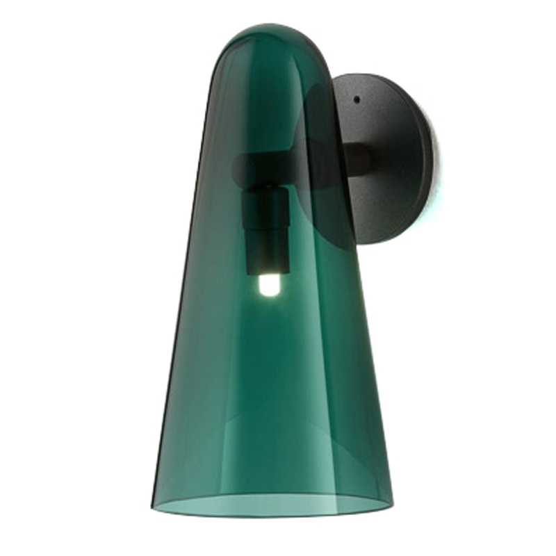 Бра Domi Sconce Green Черный Изумрудный Бра Domi Sconce Green Черный Изумрудный в Твери | Loft Concept