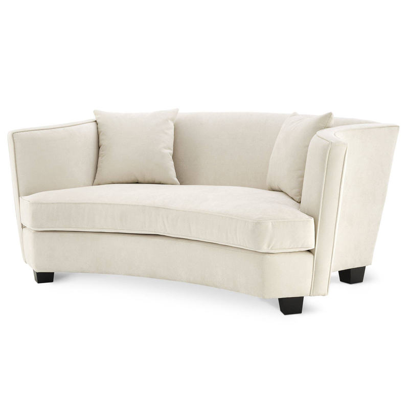 Диван Eichholtz Sofa Jiulietta 2 ivory ( слоновая кость ) Черный Диван Eichholtz Sofa Jiulietta 2 ivory ( слоновая кость ) Черный в Твери | Loft Concept