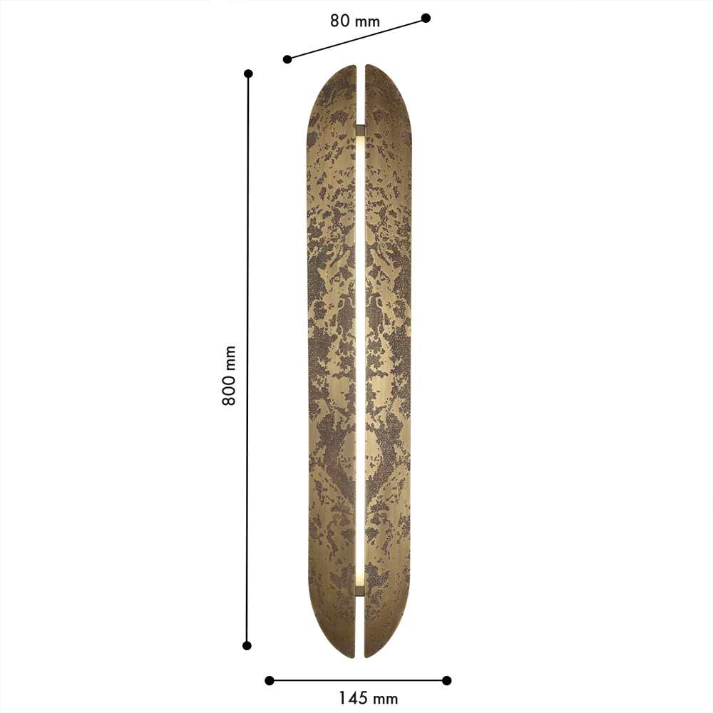 Бра винтажное с имитацией коррозии на медном корпусе Predominant в Твери