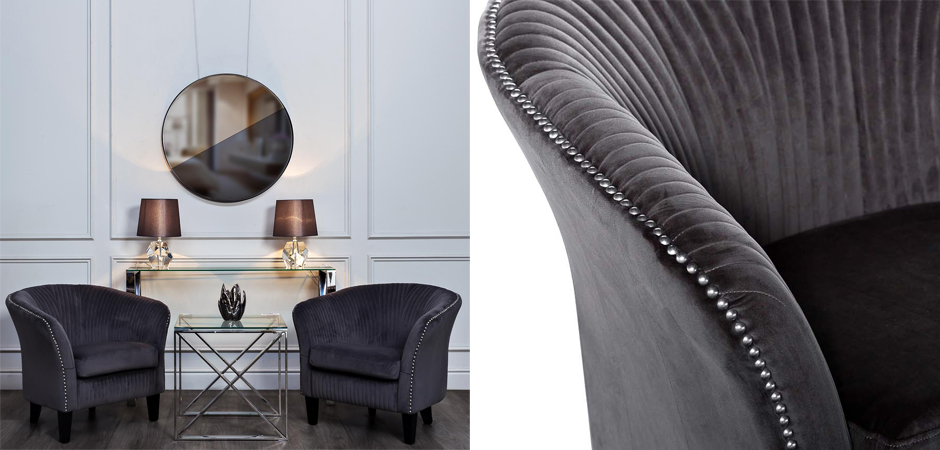 Кресло JackFlower Armchair grey Кресло JackFlower Armchair grey - Loft-Concept в Твери