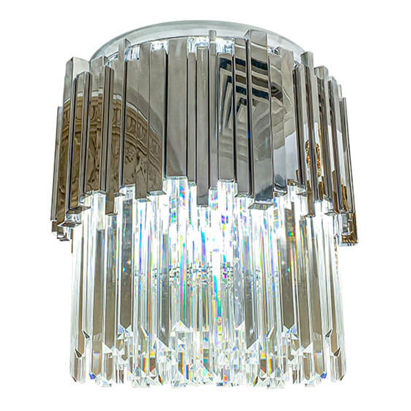 Потолочный светильник Luxxu Modern Round Light Silver 45 Прозрачное Стекло Серебряный Потолочный светильник Luxxu Modern Round Light Silver 45 Прозрачное Стекло Серебряный в Твери | Loft Concept