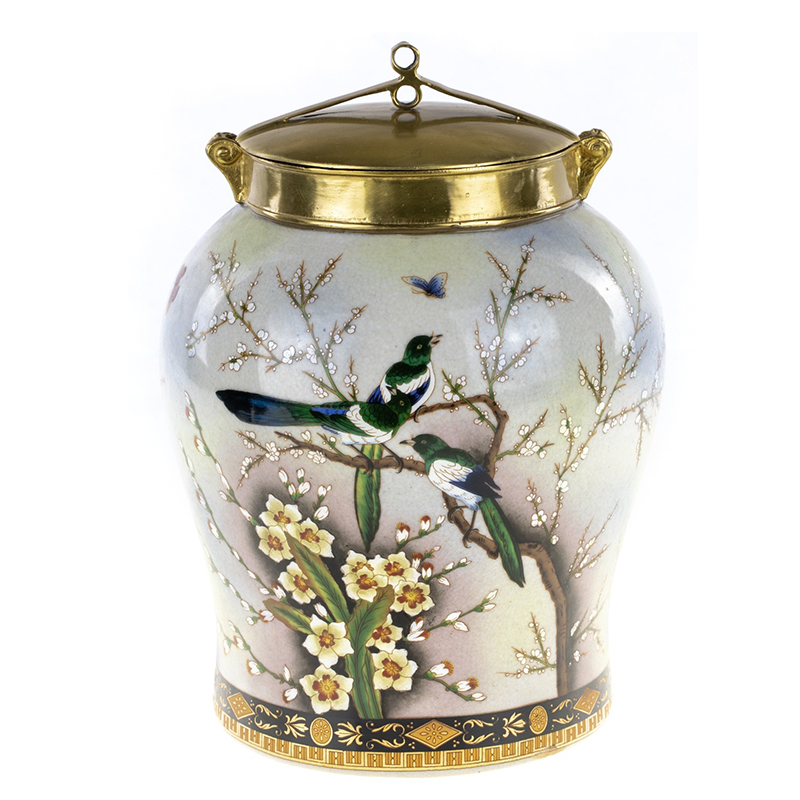 Ваза Magpies on Cherry Blossom Vase Золотой Мульти Ваза Magpies on Cherry Blossom Vase Золотой Мульти в Твери | Loft Concept