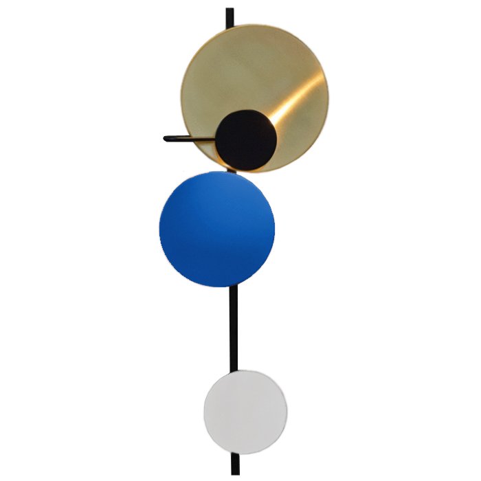 Бра PLANET LAMP METTE SCHELDE Латунь Белый Синий Черный Бра PLANET LAMP METTE SCHELDE Латунь Белый Синий Черный в Твери | Loft Concept