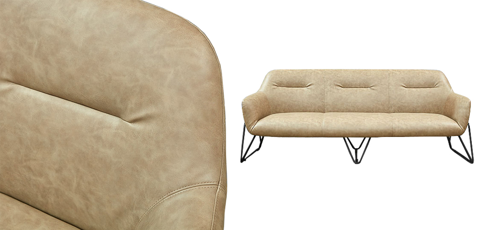 Диван Triangular Legs Triple Sofa Диван Triangular Legs Triple Sofa - Loft-Concept в Твери