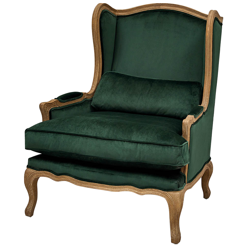 Кресло Armel Green Armchair Коричневый Зеленый Кресло Armel Green Armchair Коричневый Зеленый в Твери | Loft Concept