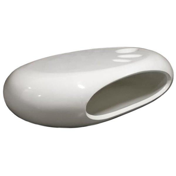 Кофейный стол Oval Capsule Белый Кофейный стол Oval Capsule Белый в Твери | Loft Concept