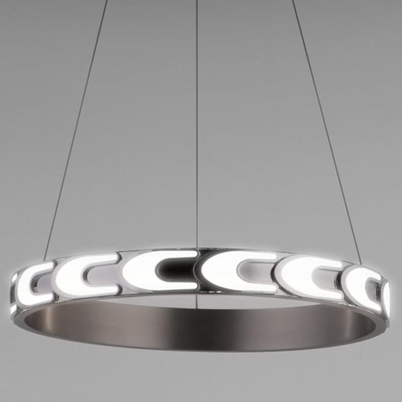 Люстра Maoris Ring Horizontal Chandelier D45 Никель Сатин Люстра Maoris Ring Horizontal Chandelier D45 Никель Сатин в Твери | Loft Concept