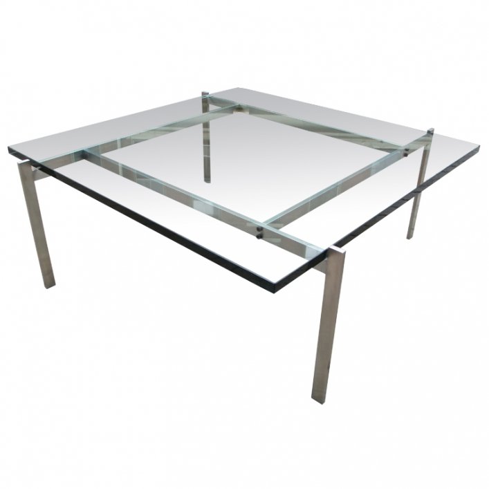 Журнальный стол PK61 Glass Прозрачное Стекло Сталь Журнальный стол PK61 Glass Прозрачное Стекло Сталь в Твери | Loft Concept