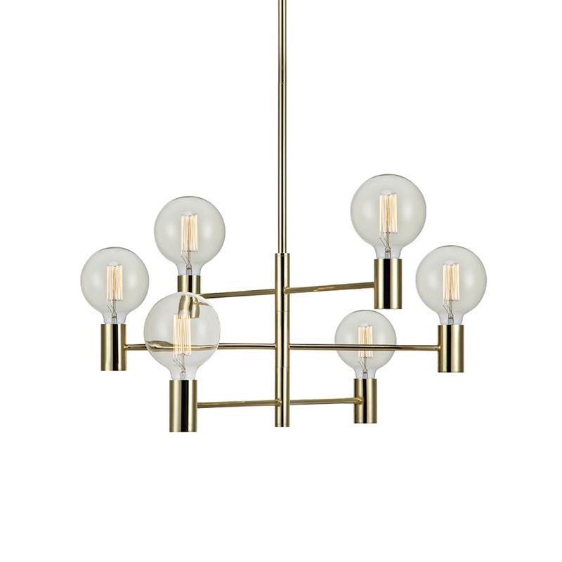 Люстра Helix Chandelier Gold Золотой Люстра Helix Chandelier Gold Золотой в Твери | Loft Concept