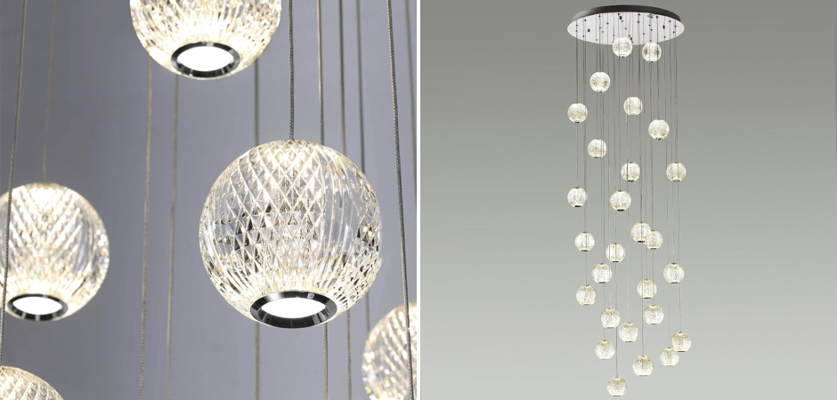 Каскадная люстра Crystal Globule Хром Каскадная люстра Crystal Globule Хром - Loft-Concept в Твери