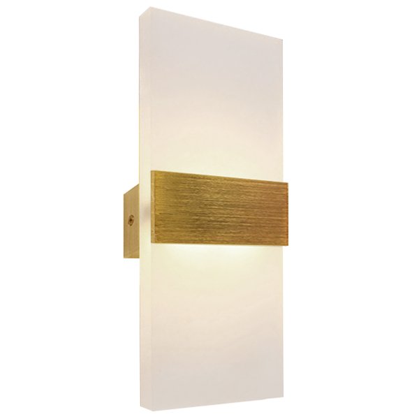 Бра Road Wall Light Gold Золотой Прозрачный белый Бра Road Wall Light Gold Золотой Прозрачный белый в Твери | Loft Concept