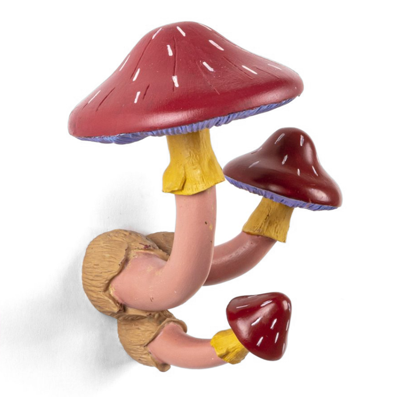 Аксессуар Seletti Hangers Mushroom Coloured Красный Аксессуар Seletti Hangers Mushroom Coloured Красный в Твери | Loft Concept