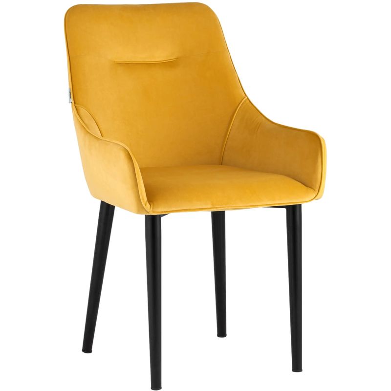 Стул Joan Chair Велюр Мандариновый Цвет Оранжевый Черный Стул Joan Chair Велюр Мандариновый Цвет Оранжевый Черный в Твери | Loft Concept