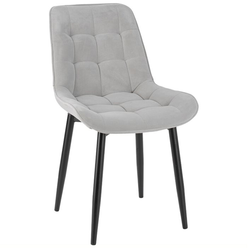 Стул Tufail Chair Светло-серый Черный Стул Tufail Chair Светло-серый Черный в Твери | Loft Concept