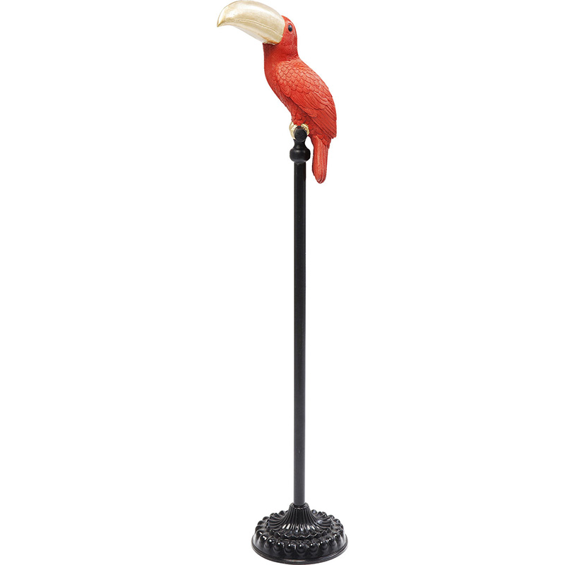 Статуэтка Red Tukan on a stand Красный Статуэтка Red Tukan on a stand Красный в Твери | Loft Concept