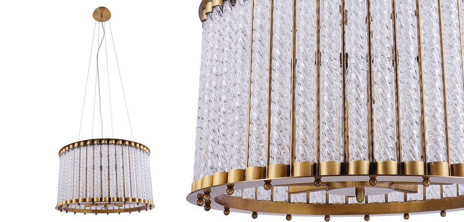 Люстра Glass Spirals Люстра Glass Spirals - Loft-Concept в Твери