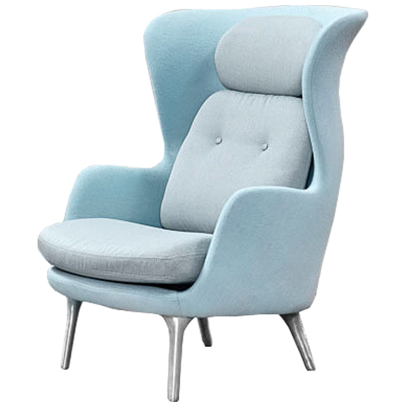 Кресло Bento Chair Голубой пастельный Серебряный в Твери | Loft Concept 