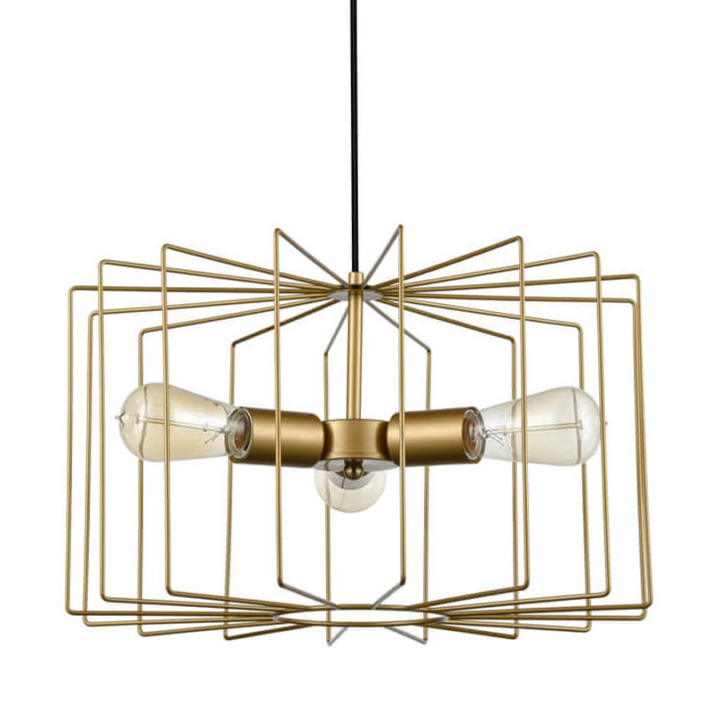Люстра Cage Wire Color gold Золотой Люстра Cage Wire Color gold Золотой в Твери | Loft Concept