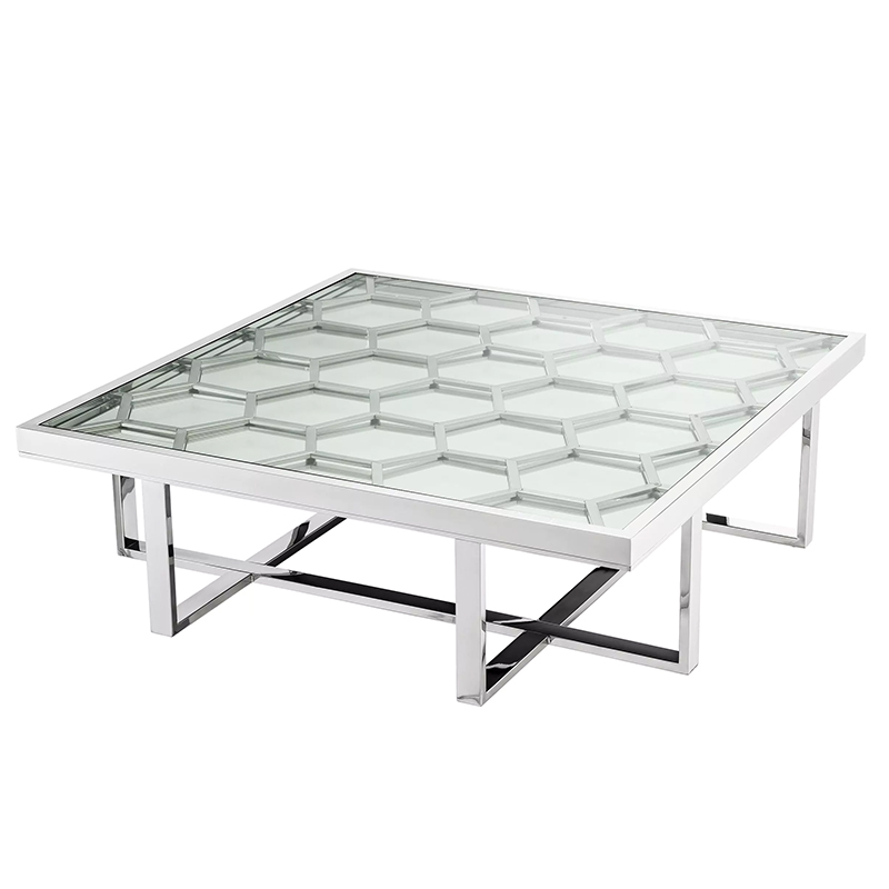 Кофейный стол Philipp Plein Coffee Table Skeleton Chrome Хром Прозрачное Стекло Кофейный стол Philipp Plein Coffee Table Skeleton Chrome Хром Прозрачное Стекло в Твери | Loft Concept