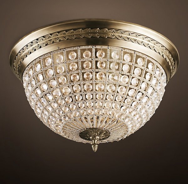 Потолочный светильник RH 19th c. Casbah Crystal Top 60 Темная бронза винтаж Потолочный светильник RH 19th c. Casbah Crystal Top 60 Темная бронза винтаж в Твери | Loft Concept