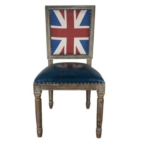 Кресло Union Jack Pattern III Коричневый Синий в Твери | Loft Concept 