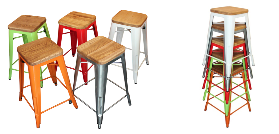 Барный стул Tolix Board Seat barstool Барный стул Tolix Board Seat barstool - Loft-Concept в Твери