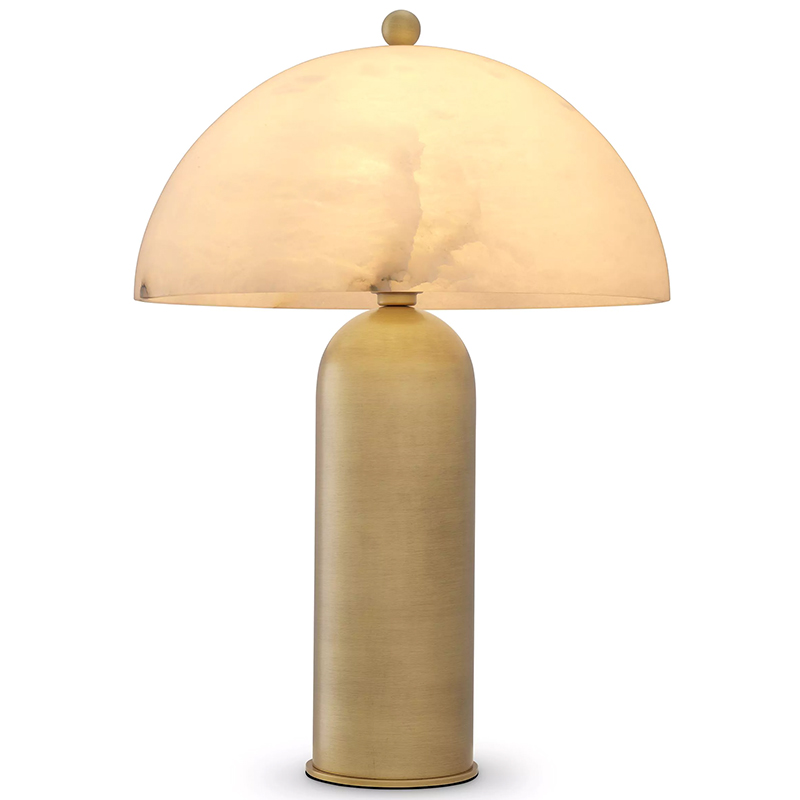 Настольная лампа Eichholtz Table Lamp Lorenza Белый Латунь Настольная лампа Eichholtz Table Lamp Lorenza Белый Латунь в Твери | Loft Concept
