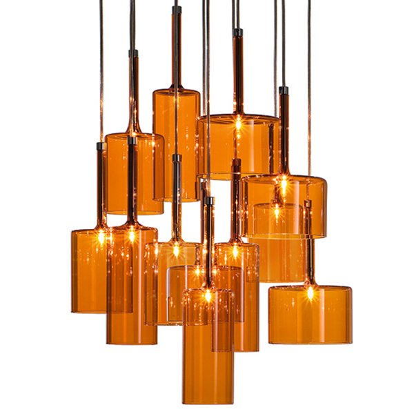 Люстра AXO Light Spillray Suspension Lamp Оранжевое Стекло Стекло Рубин Прозрачное Стекло Стекло Смок Люстра AXO Light Spillray Suspension Lamp Оранжевое Стекло Стекло Рубин Прозрачное Стекло Стекло Смок в Твери | Loft Concept