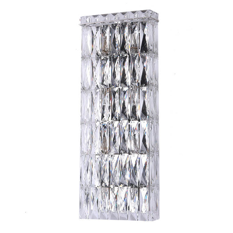 Бра Crystal Regena Chrome Wall Lamp 8 Хром Прозрачный (Transparent) Бра Crystal Regena Chrome Wall Lamp 8 Хром Прозрачный (Transparent) в Твери | Loft Concept