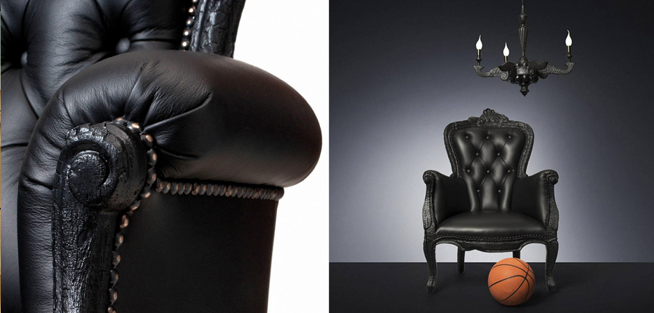 Дизайнерское Кресло Moooi Smoke обугленный эффект Дизайнерское Кресло Moooi Smoke обугленный эффект - Loft-Concept в Твери