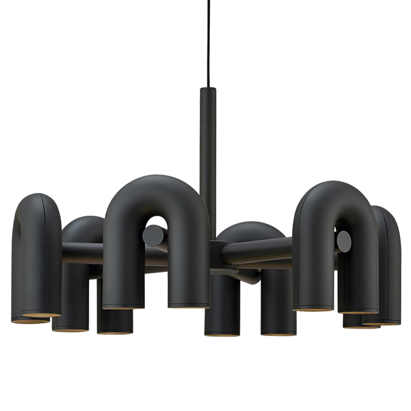 Люстра Cirkus AGO Lighting black 4-6 Черный Люстра Cirkus AGO Lighting black 4-6 Черный в Твери | Loft Concept