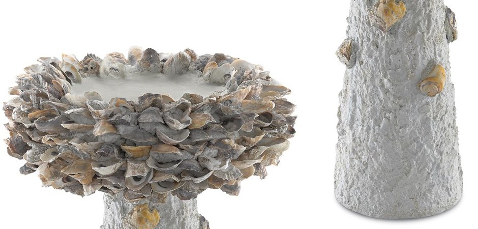 Приставной стол Oyster Shell Medium Bird Bath Приставной стол Oyster Shell Medium Bird Bath - Loft-Concept в Твери