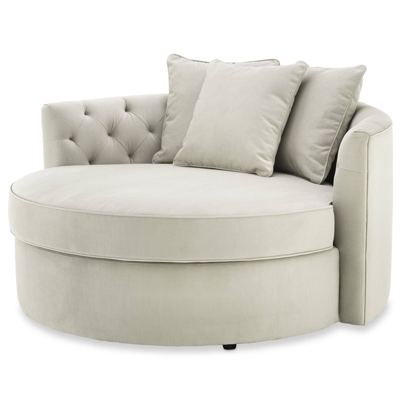 Диван Eichholtz Sofa Carlita Pebble grey Бежево-серый Диван Eichholtz Sofa Carlita Pebble grey Бежево-серый в Твери | Loft Concept