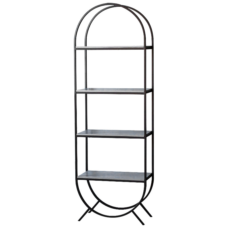 Стеллаж Hugo Industrial Metal Rust Rack Черный Серый Стеллаж Hugo Industrial Metal Rust Rack Черный Серый в Твери | Loft Concept