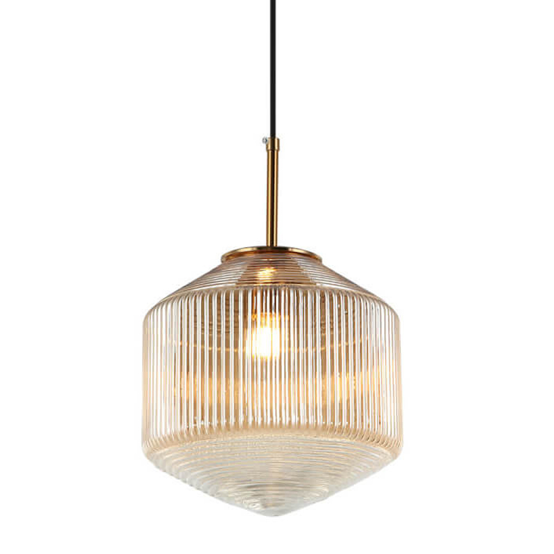 Подвесной светильник Clear Glass Pendant gold Бронза Золотой Подвесной светильник Clear Glass Pendant gold Бронза Золотой в Твери | Loft Concept