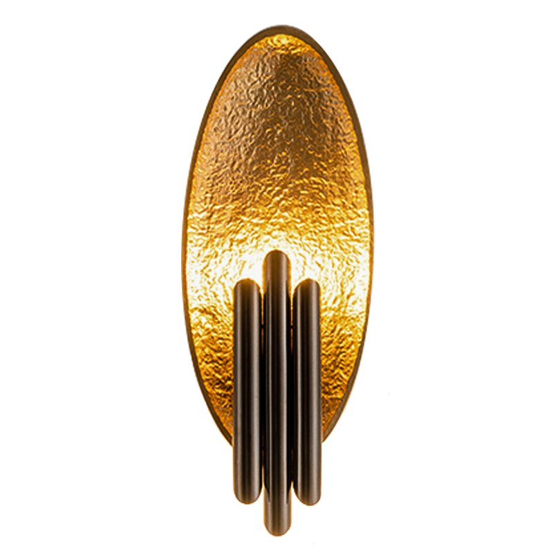 Бра Corrugation Gold Черный Золотой Бра Corrugation Gold Черный Золотой в Твери | Loft Concept