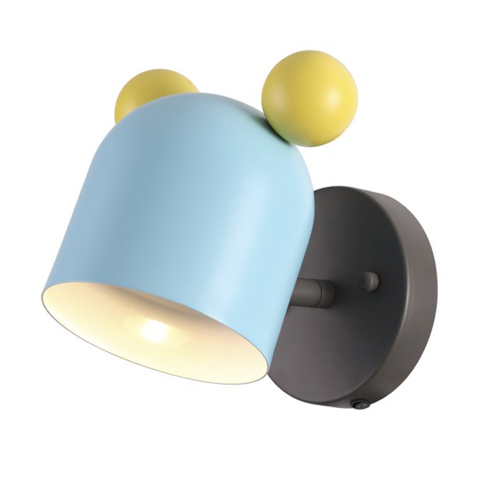 Бра Mickey Mouse Blue Голубой Бра Mickey Mouse Blue Голубой в Твери | Loft Concept