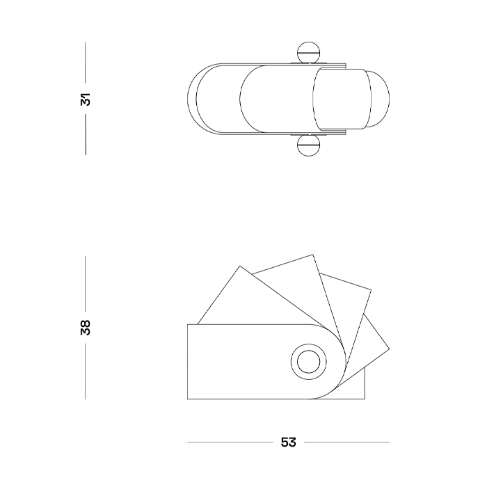 Настольная дизайнерская лампа Poltronova Ghepre Table Lamp в Твери