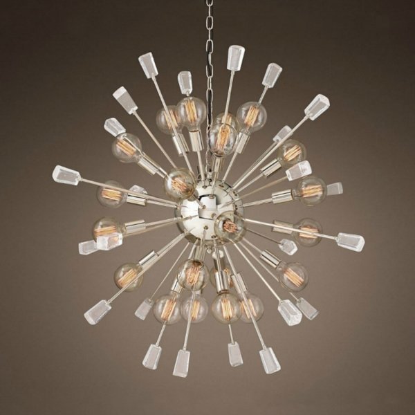 Люстра Eichholtz Tivoli Chandelier Nickel Хром Люстра Eichholtz Tivoli Chandelier Nickel Хром в Твери | Loft Concept