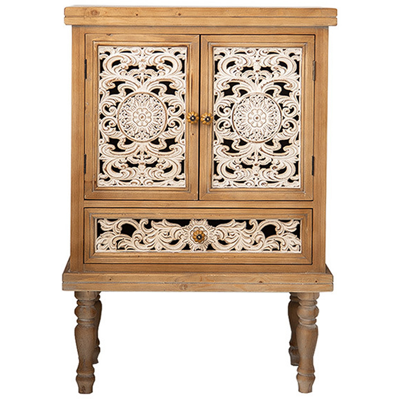 Шкаф Zephyrine Provence Cabinet Белый Древесина Шкаф Zephyrine Provence Cabinet Белый Древесина в Твери | Loft Concept