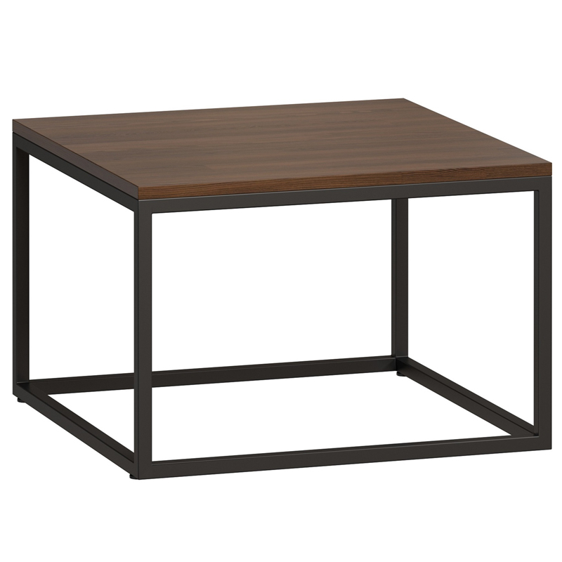 Кофейный стол Industrial Oak Philomel Coffee Table square Коричневый Черный Кофейный стол Industrial Oak Philomel Coffee Table square Коричневый Черный в Твери | Loft Concept