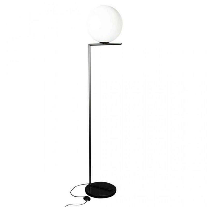 Торшер Flos IC Lights Black c мраморным основанием Черный Белый Торшер Flos IC Lights Black c мраморным основанием Черный Белый в Твери | Loft Concept