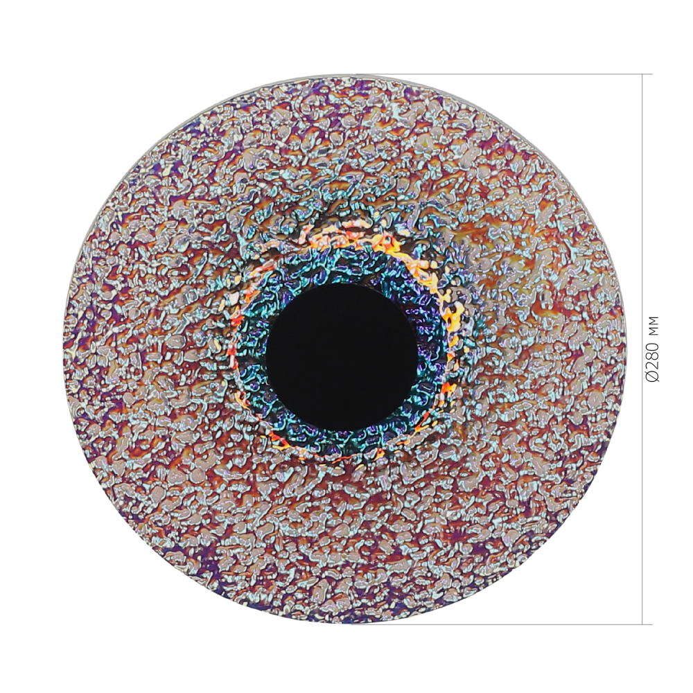 Подвесной светильник из фактурного двойного стекла Heterochromia в Твери