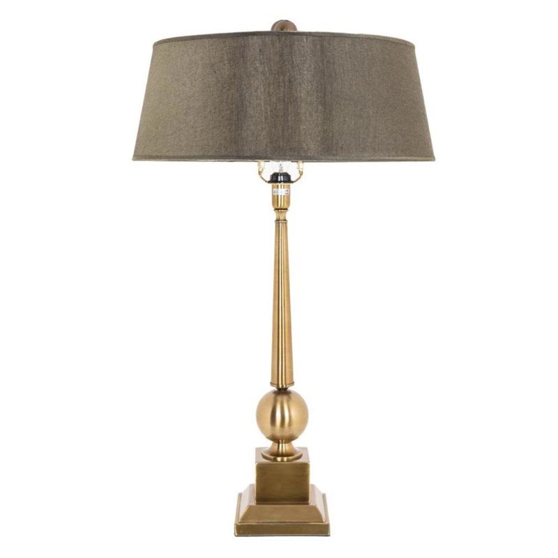 Настольная лампа Neville Table Lamp Латунь Бронза Настольная лампа Neville Table Lamp Латунь Бронза в Твери | Loft Concept