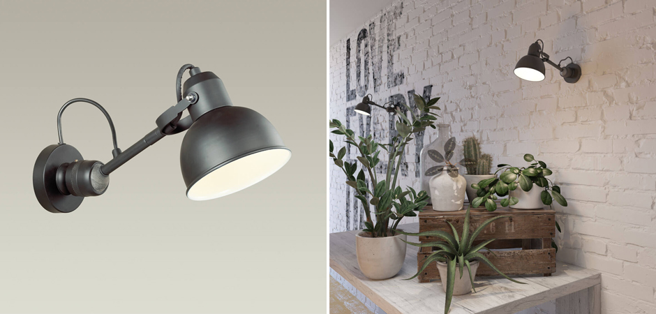 Спот Little Ray Черный Спот Little Ray Черный - Loft-Concept в Твери