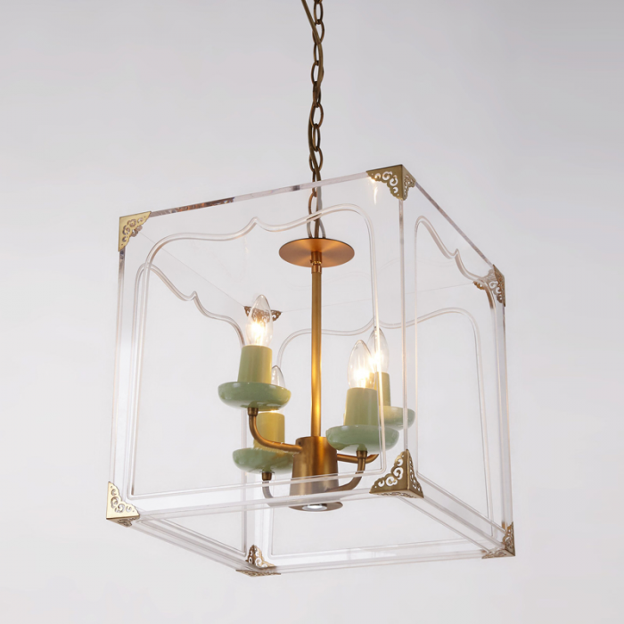Люстра Glass Clear Cube Люстра Glass Clear Cube в Твери | Loft Concept