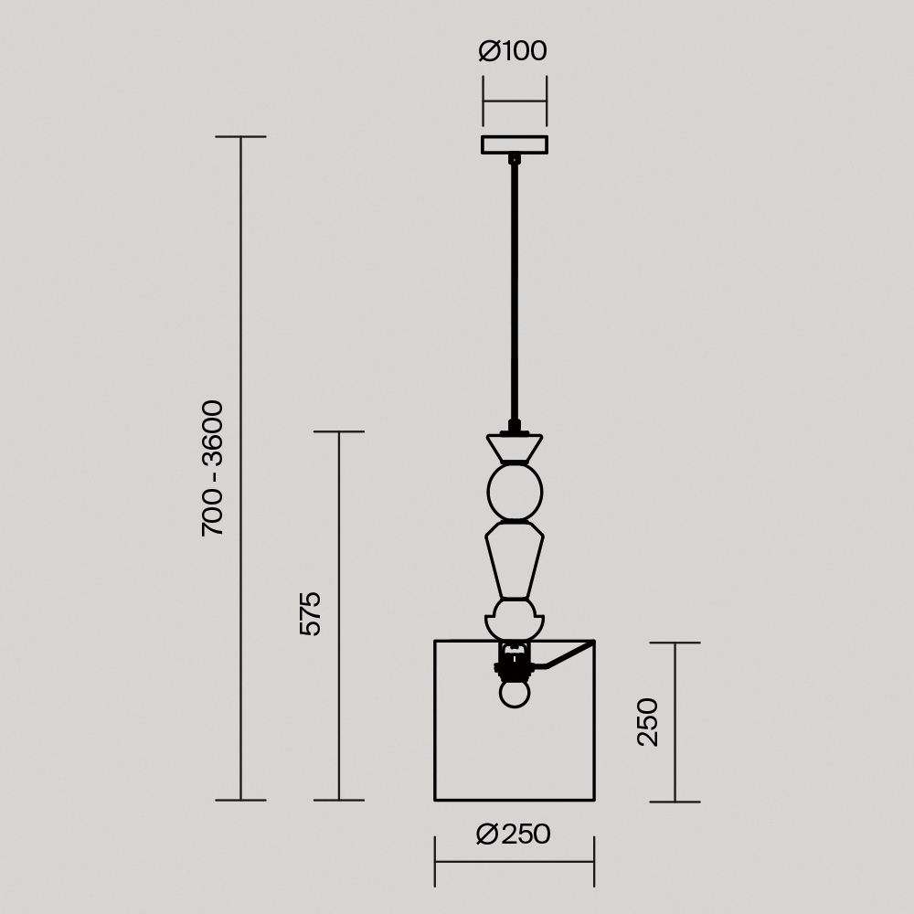 Подвесной светильник Comforty Е27*1 в Твери