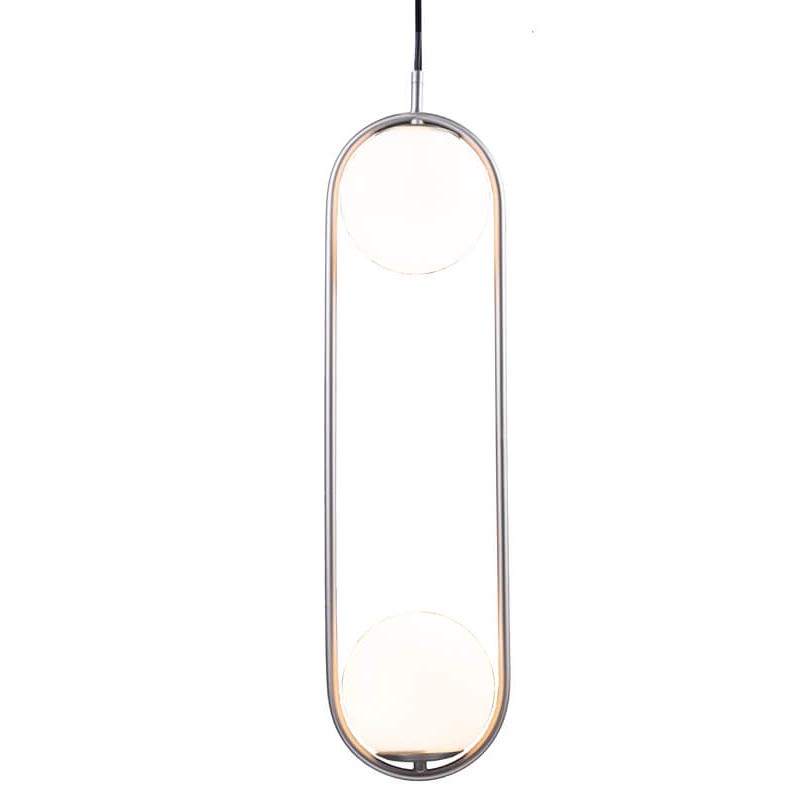 Подвесной светильник B.LUX C Ball double ball nickel Белый Никель в Твери | Loft Concept 