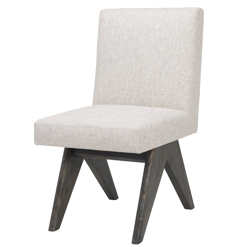Стул Eichholtz Dining Chair Erudit Коричневый Латунь Серый Стул Eichholtz Dining Chair Erudit Коричневый Латунь Серый в Твери | Loft Concept