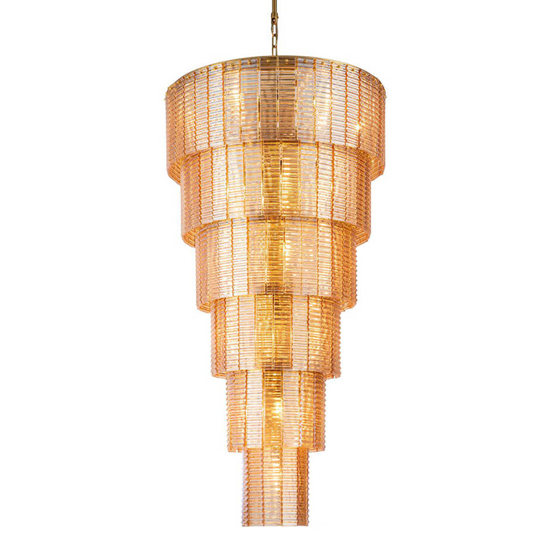 Люстра Branwen Amber Chandelier 71 Золотой Янтарный в Твери | Loft Concept 